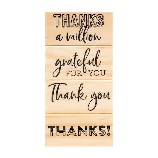 6 Pack: Thanks a Million Stamp Set by Recollections™